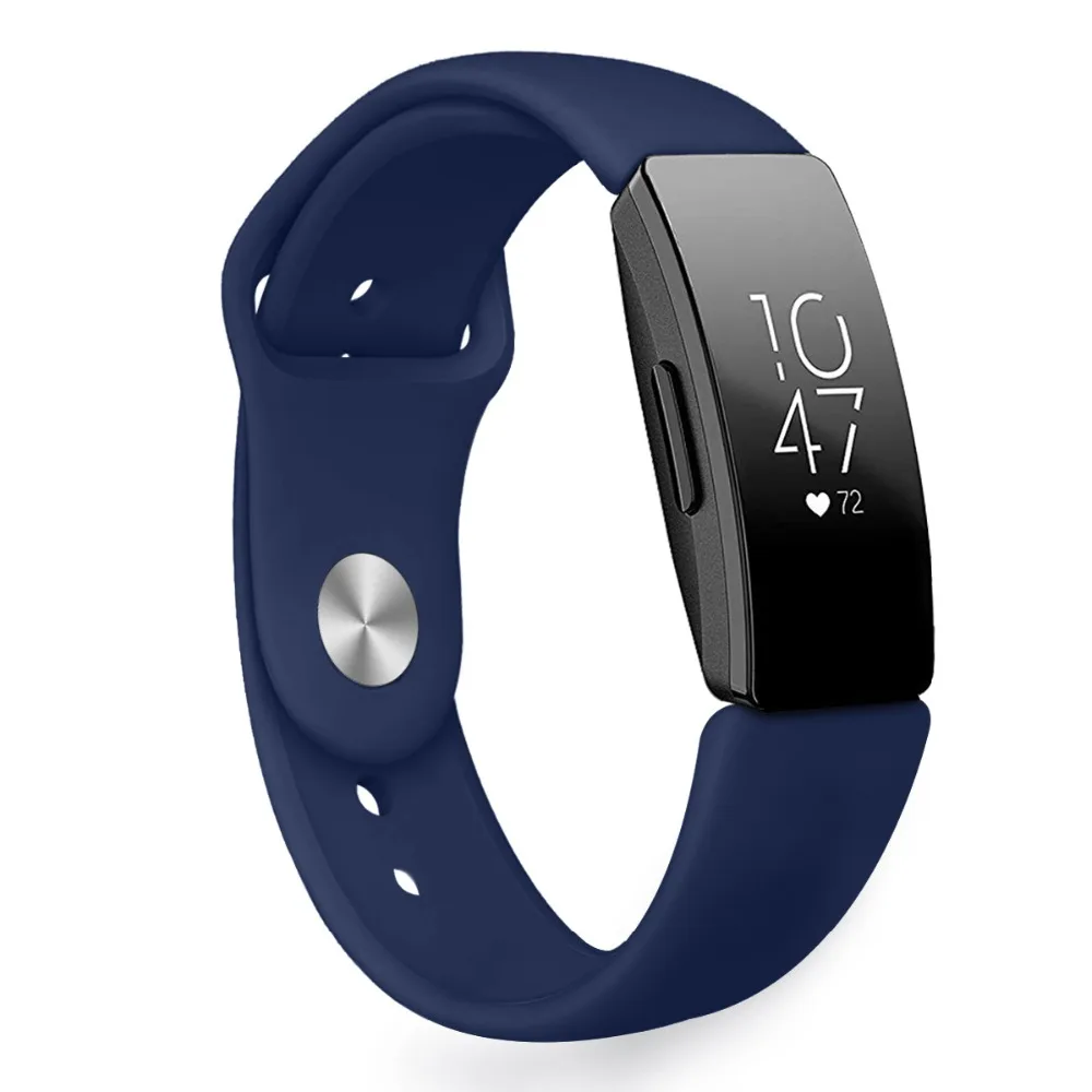 Силиконовый ремешок для наручных часов Fitbit Inspire/Inspire HR Смарт часы Браслет замена