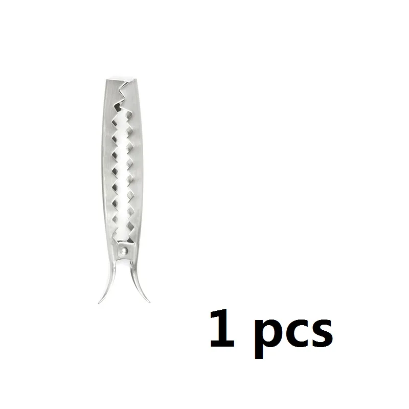 1 pcs 1 шт./2 шт. 6,25 ''16 см щипцы для овощного гриля из нержавеющей стали для барбекю гриль для овощей зажимы для обжарки мини барбекю принадлежности для пикника - Цвет: 1 pcs