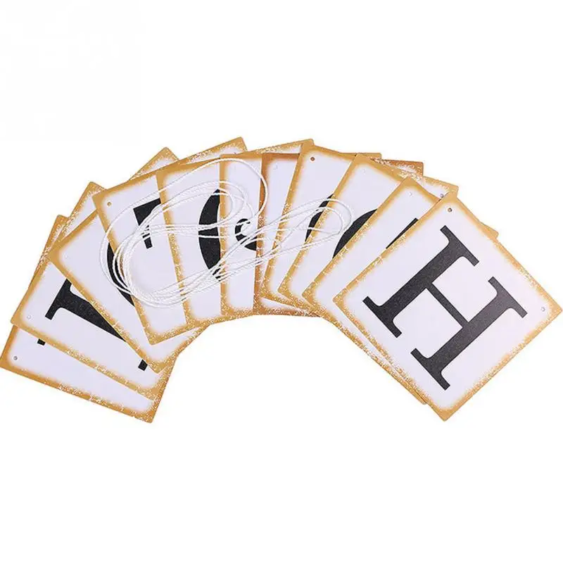 Элегантные свадебные украшения события поставки женат Свадьба Бантинг Баннер