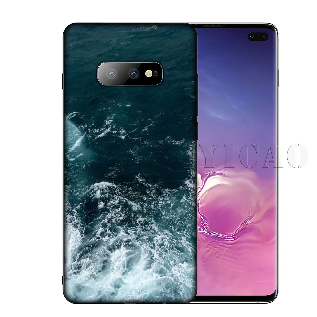 IYICAO Sea Beach spray Soft Silicone Phone Case for Samsung Galaxy S20 Ultra S10 Lite S9 S8 Plus S6 S7 Edge S10e Cover |