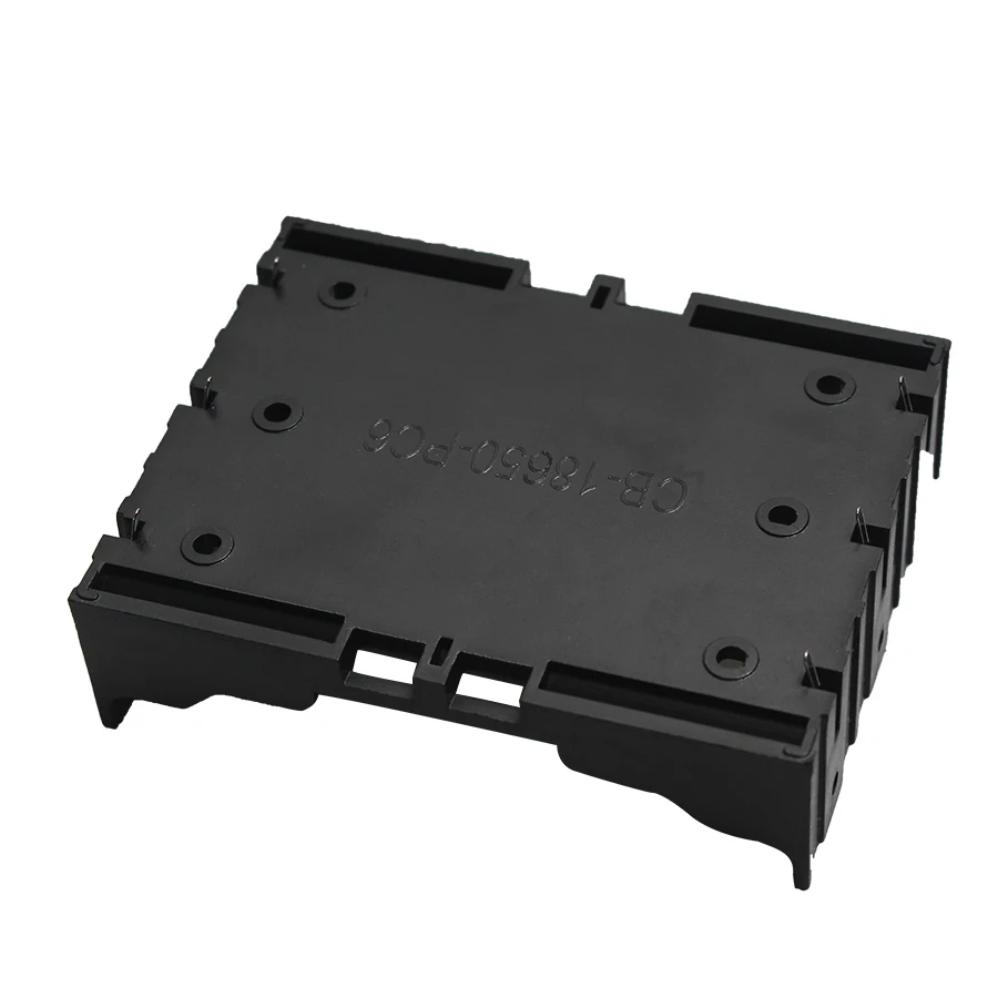 

50PCS 1x 2x 3x 4x 18650 Black Plastic Battery Case DIY Series Storage Holder With Bronze Pins for Battery Rechargeable AA