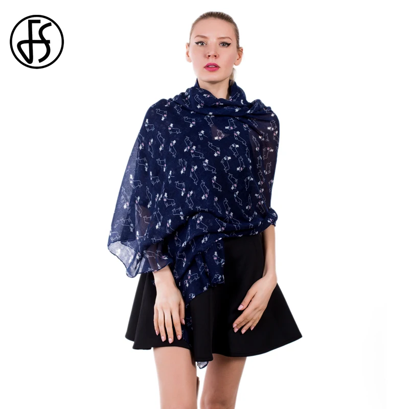 FS Длинный мягкий шарф для женщин зимний высокий Модный женский из пашмины шарфы с