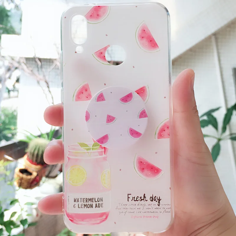 3D фруктовый чехол для телефона Huawei p20 lite милый подарок мягкие силиконовые чехлы