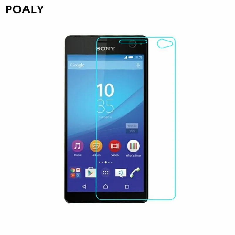 Закаленное стекло для Sony Xperia C4 Dual ультратонкая Защитная пленка экрана 5 5&quot |
