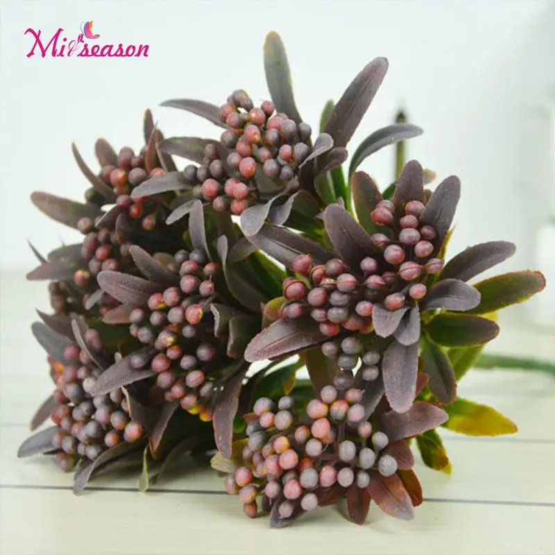 Искусственный букет сосновых фруктов мягкое растение Искусственные пластиковые