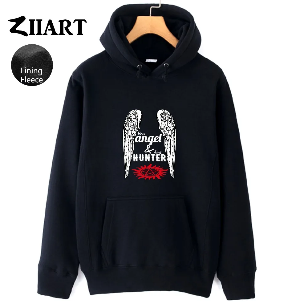 Флисовая толстовка для мальчиков ZIIART одежда пар сверхъестественное крыло