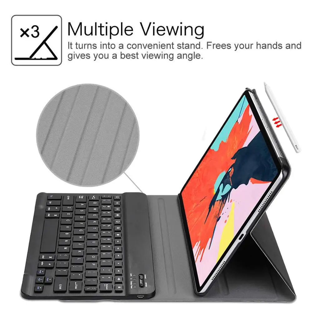 Испанская клавиатура для iPad Pro 11 чехол с клавиатурой умная подставка