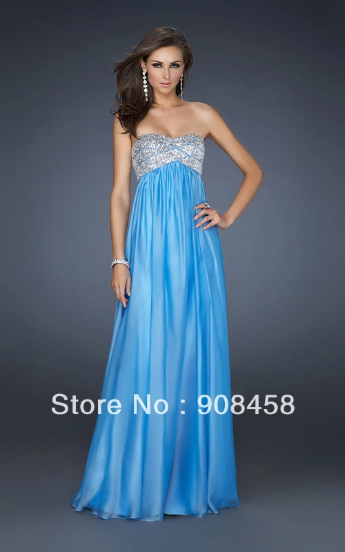 Free Shipping Prom Dresses 2013 Hot Selling Sweetheart A Line Chiffon Floor Length | Свадьбы и торжества
