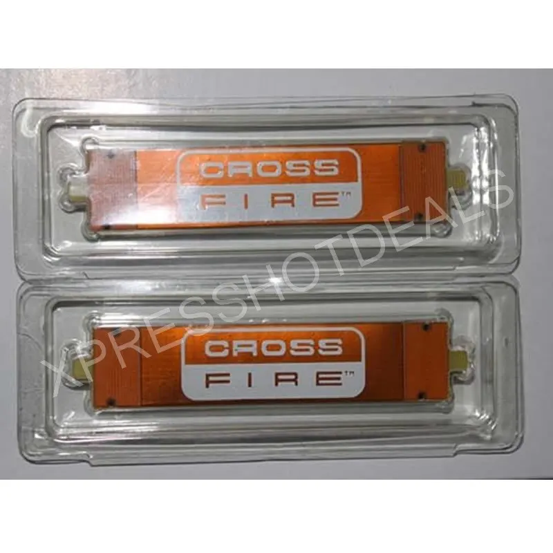 Новый длинный соединитель ATI CrossFire Bridge 2 шт. кабель 4 дюйма 10 см|crossfire bridge|crossfire cableati