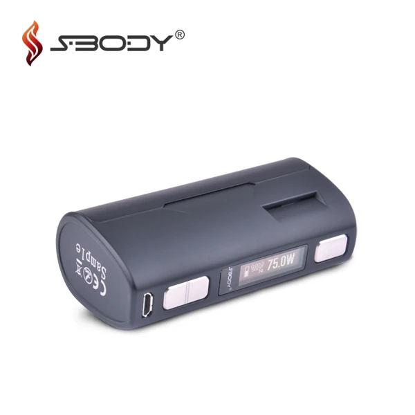 Оригинальный sbody vapedroid C1D2 75 Вт поле mod работает на оригинальный evolv ДНК Чипсет |