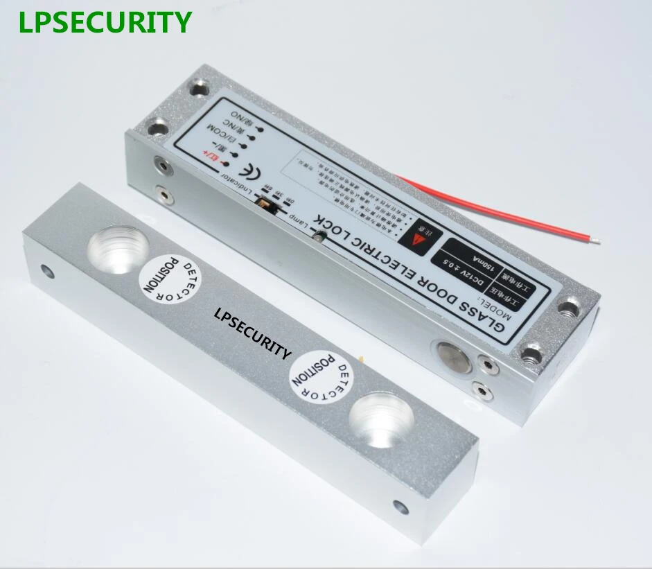 Электрический врезной замок LPSECURITY 12 В постоянного тока с защитой от