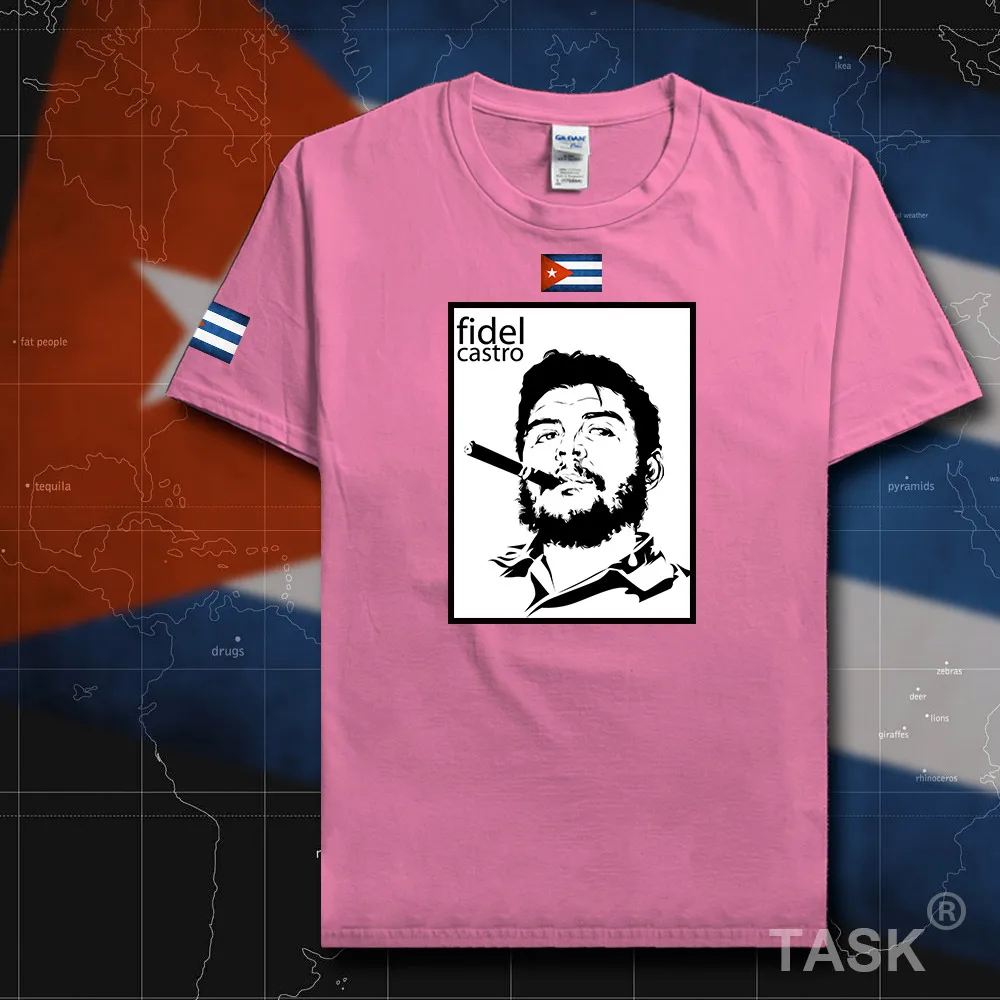 Мужская футболка Fidel каштро 2018 трикотажная memorial Cuba Che Че Гевара 100% хлопок футболки