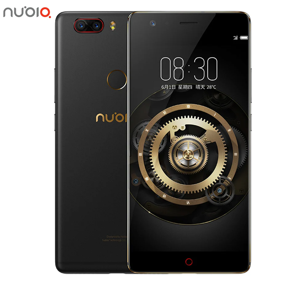 Оригинальный мобильный телефон ZTE Nubia Z17 Lite без рамок, 6 ГБ оперативной памяти, 64/128 ГБ внутренней памяти, процессор Snapdragon 653 Octa Core, 5,5 дюймовый экран, 13 МП камера, Android 7.1.