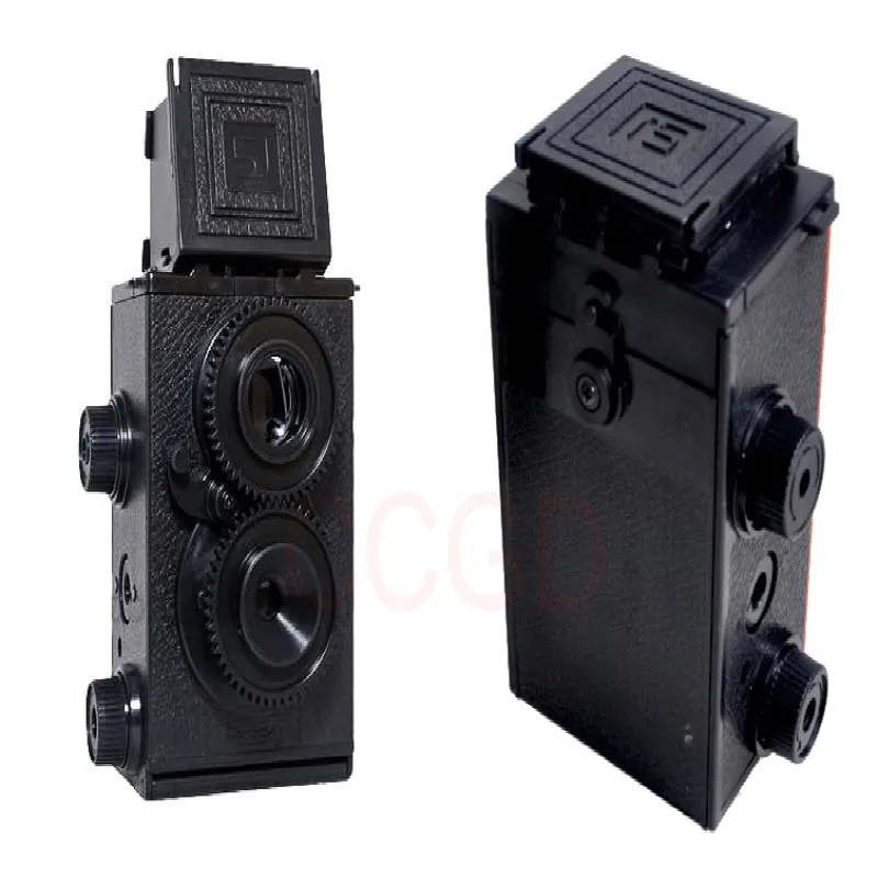 Модные черные DIY Твин TLR 35 мм ЛОМО фильм Камера комплект Классический играть хобби