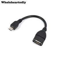 promotion micro usb host otg cable adapter for s3 i9300 s2 i9100 n7000 connect to usb flash drive mouse keyboard wholesale