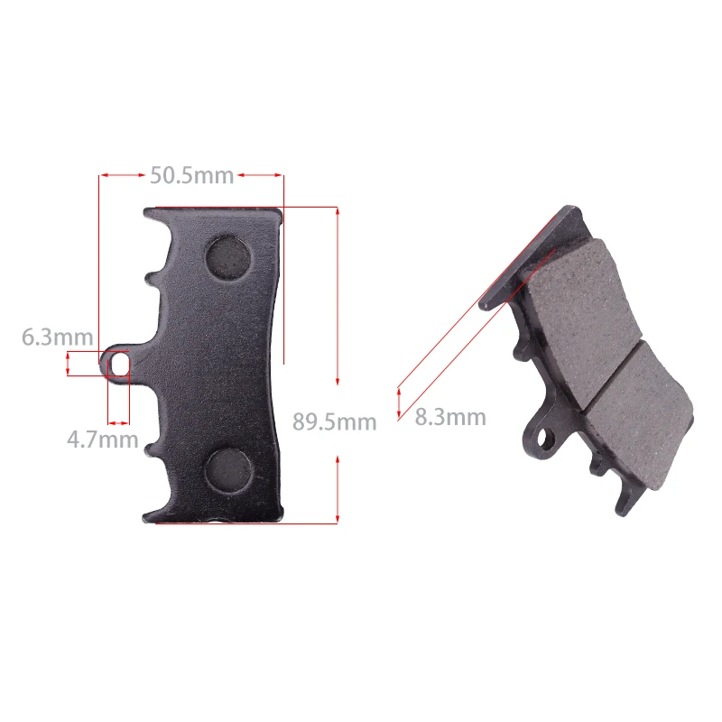 2 пары передних тормозных колодок мотоцикла для KAWASAKI ZX 6R 7R 9R 12R ZZR 600 GPz 900R ZRX 1100 1200 VN
