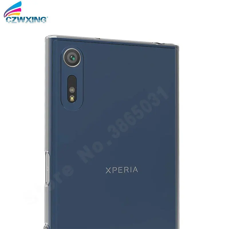 Чехол для Sony Xperia XZ силиконовый прозрачный чехол из ТПУ телефона Dual F8332 F8331 / XZs G8232