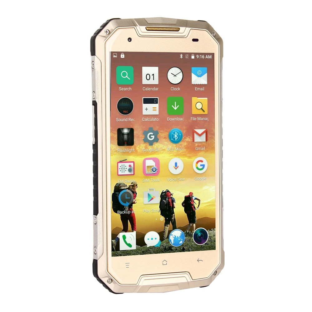 Прочный Камуфляжный Android 5 1 смартфон 0 дюймов QHD экран четырехъядерный ОЗУ 512 ПЗУ 8