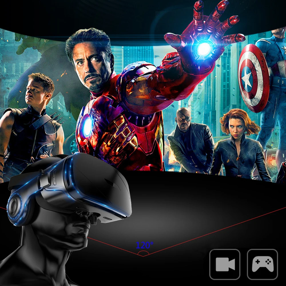 XIAOWU 3D смартфон AR очки дополненной реальности Мобильная коробка гарнитура