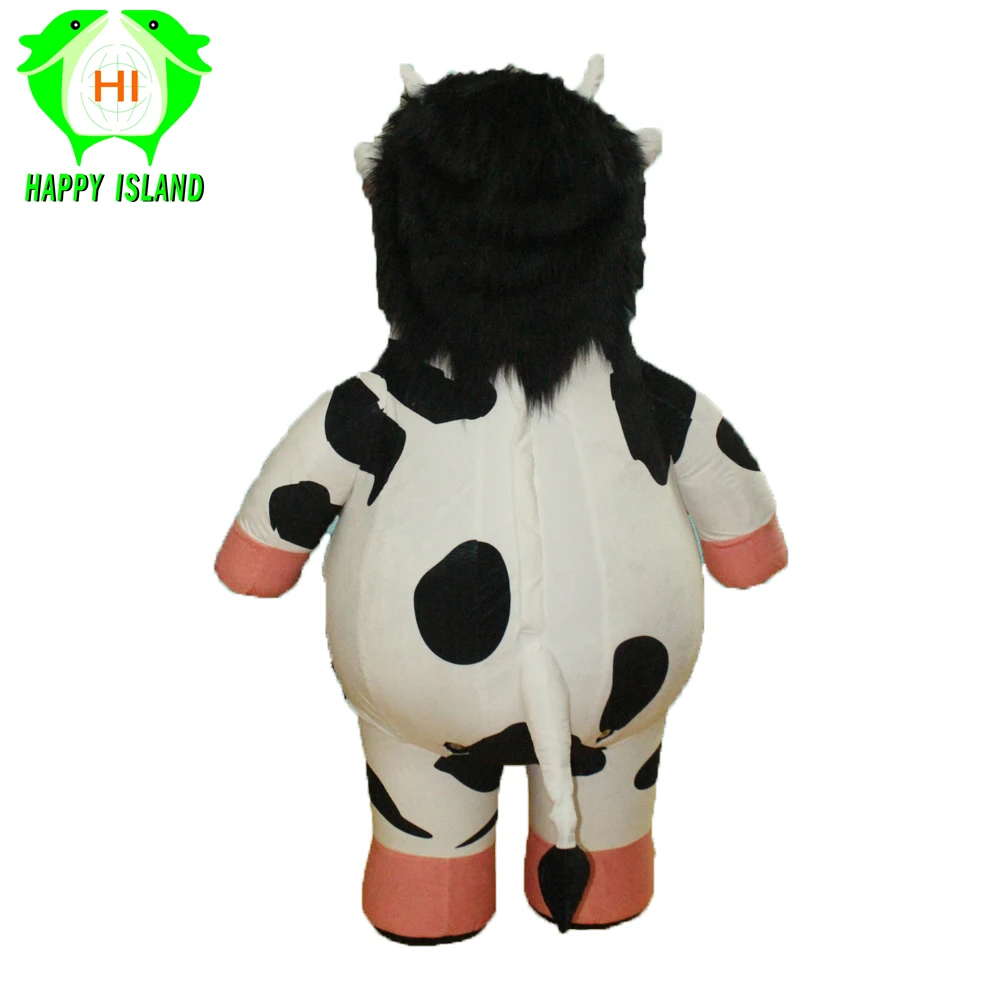 New Style Giant Cow Inflatable Costume Halloween Party Advertising 1.9M Tall Customized Cosplay Costumes for Adult | Тематическая