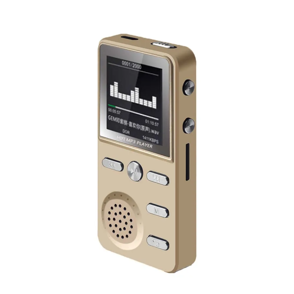 Металлический 8 Гб MP3 плеер HIFI MP3 спорт музыка многофункциональный FMLoudly стерео плееры с USB кабелем