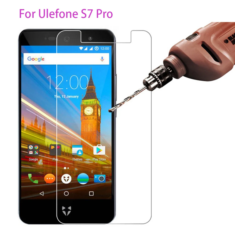 2 шт. закаленное стекло Naxtop 2.5D для Ulefone Armor X3 S10 S9 S8 S7 T2 Pro прозрачное|Защитные стёкла