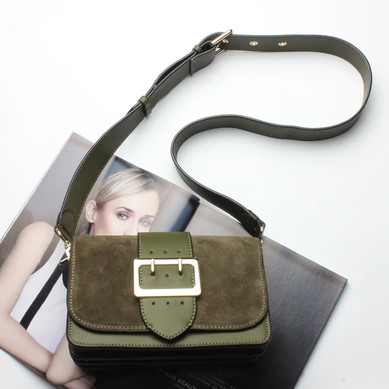 Женская сумка из натуральной кожи с широким ремнем|mini messenger bag|designer shoulder bagfashion bags |