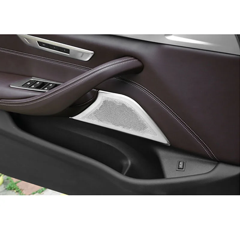 2x нержавеющая передней двери Динамик Панель чехол накладка для BMW 5 серии g30 g31 17