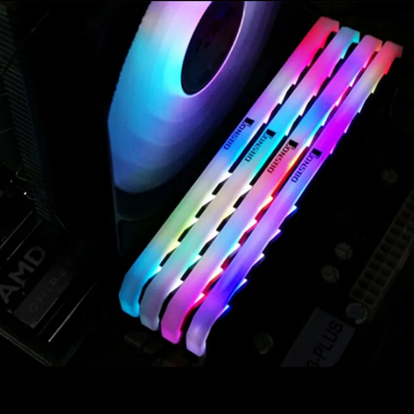 Теплоотвод ОЗУ JONSBO RGB 256 цветов автоматическое изменение алюминиевый радиатор