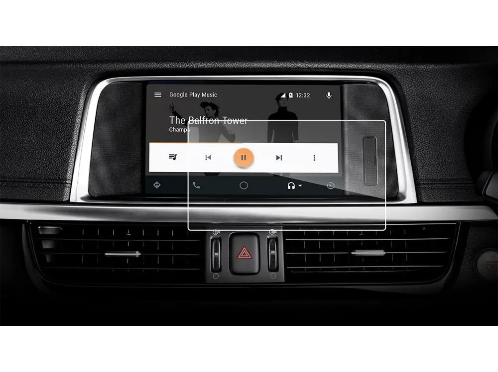RUIYA экран Защитная пленка для Kia Optima UVO навигационная сенсорный центр экран, 9 H протектор экрана из закаленного стекла - Цвет: High match 8inch