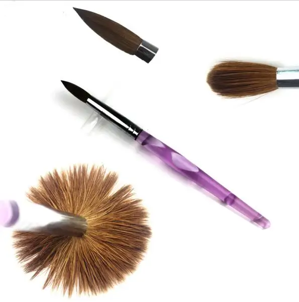 Кисти для ногтей Инструменты Pincel De Unha Pinceis Para Caneta Kolinsky Pinceau Pen Pennelli Penseel Acrilico