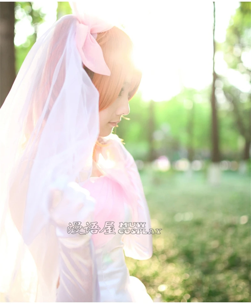 Аниме Cos Love Live; платье подружки невесты Kousaka Honoka; карнавальный костюм; платья; милая юбка для девочек; платье