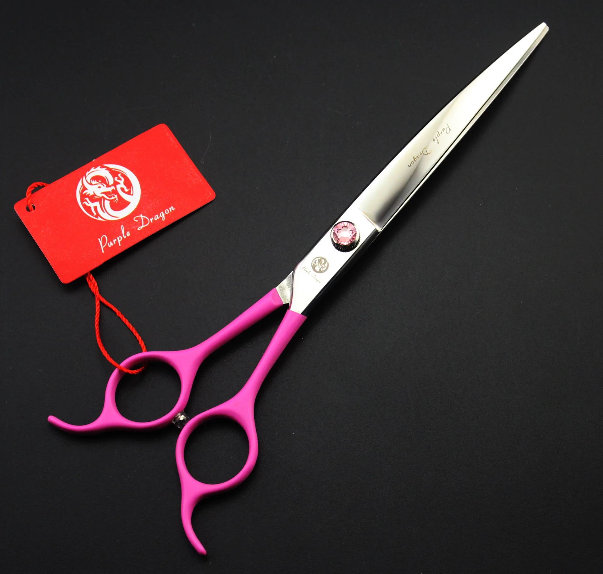 7 5-дюймовые ножницы из нержавеющей стали для стрижки домашних животных изогнутые