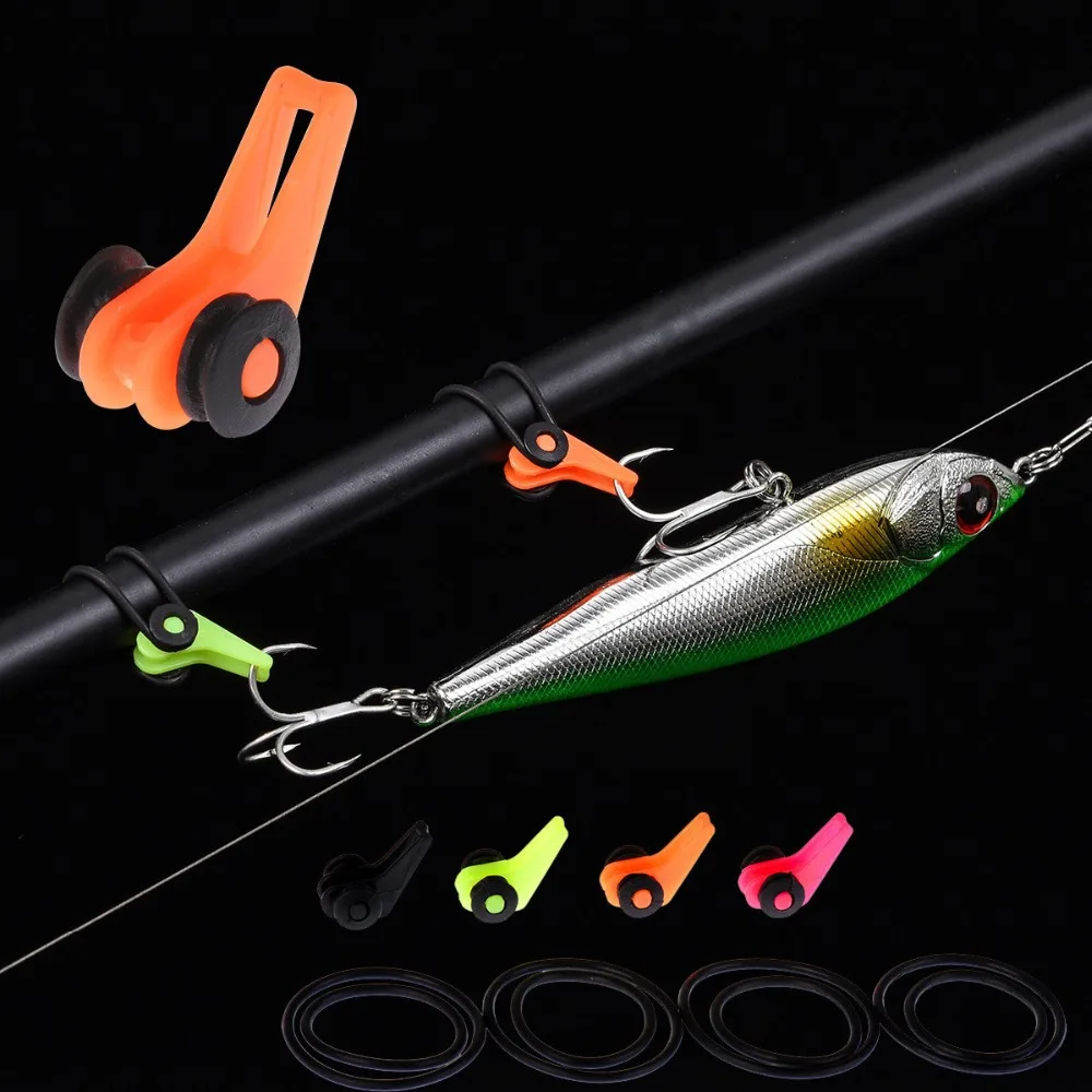 10 комплектов новых пластиковых рыболовных крючков безопасное хранилище