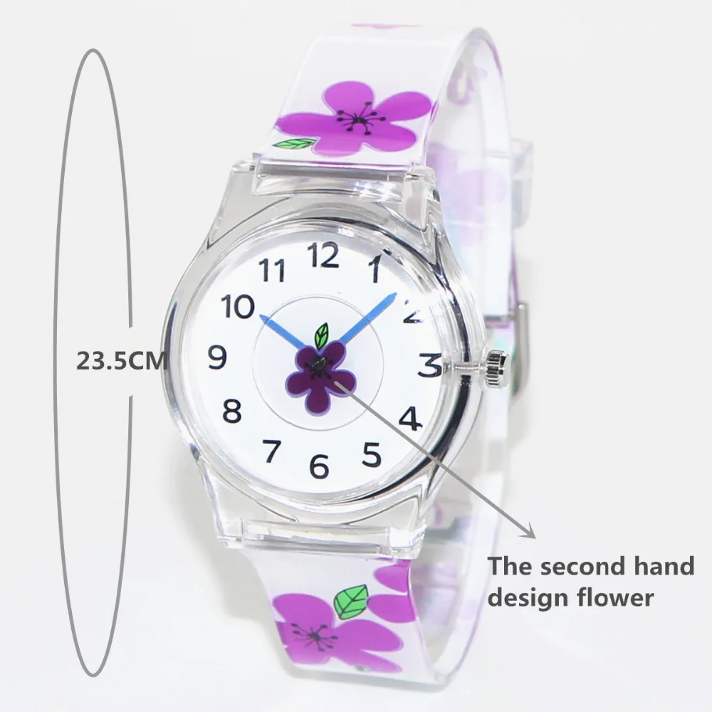 Hansying последние стили фиолетовый цветок второй руки дизайн женские наручные