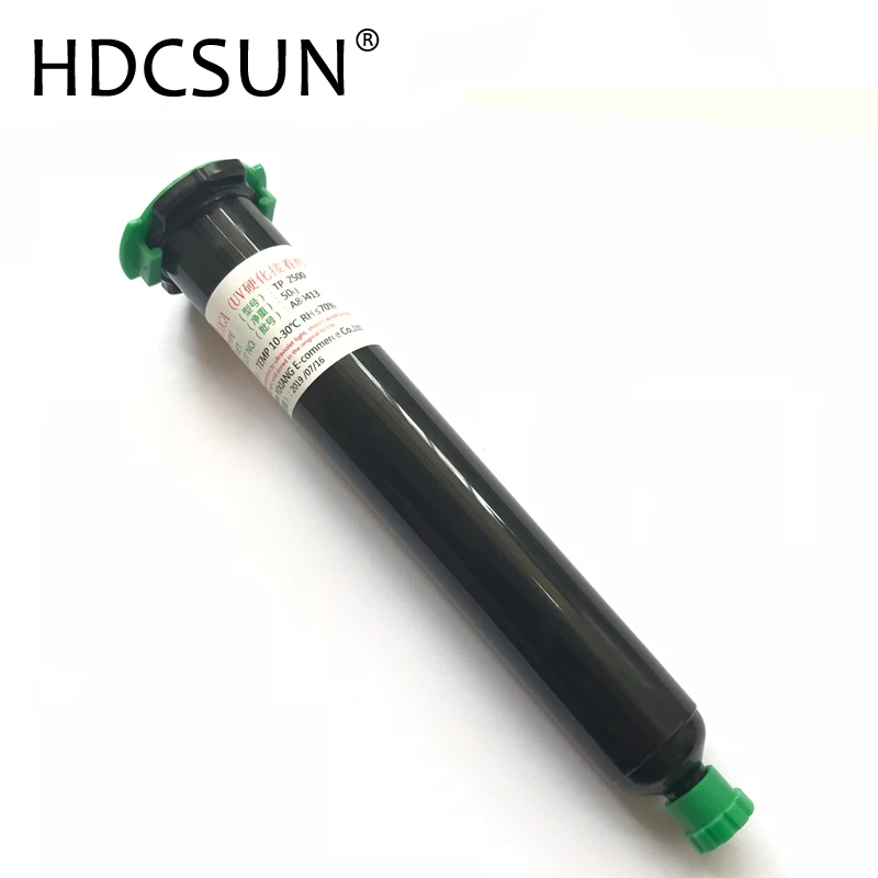 Жидкий оптический клей HDCSUN 50g УФ для сенсорного экрана samsung galaxy iPhone TP 2500 50 г|uv loca