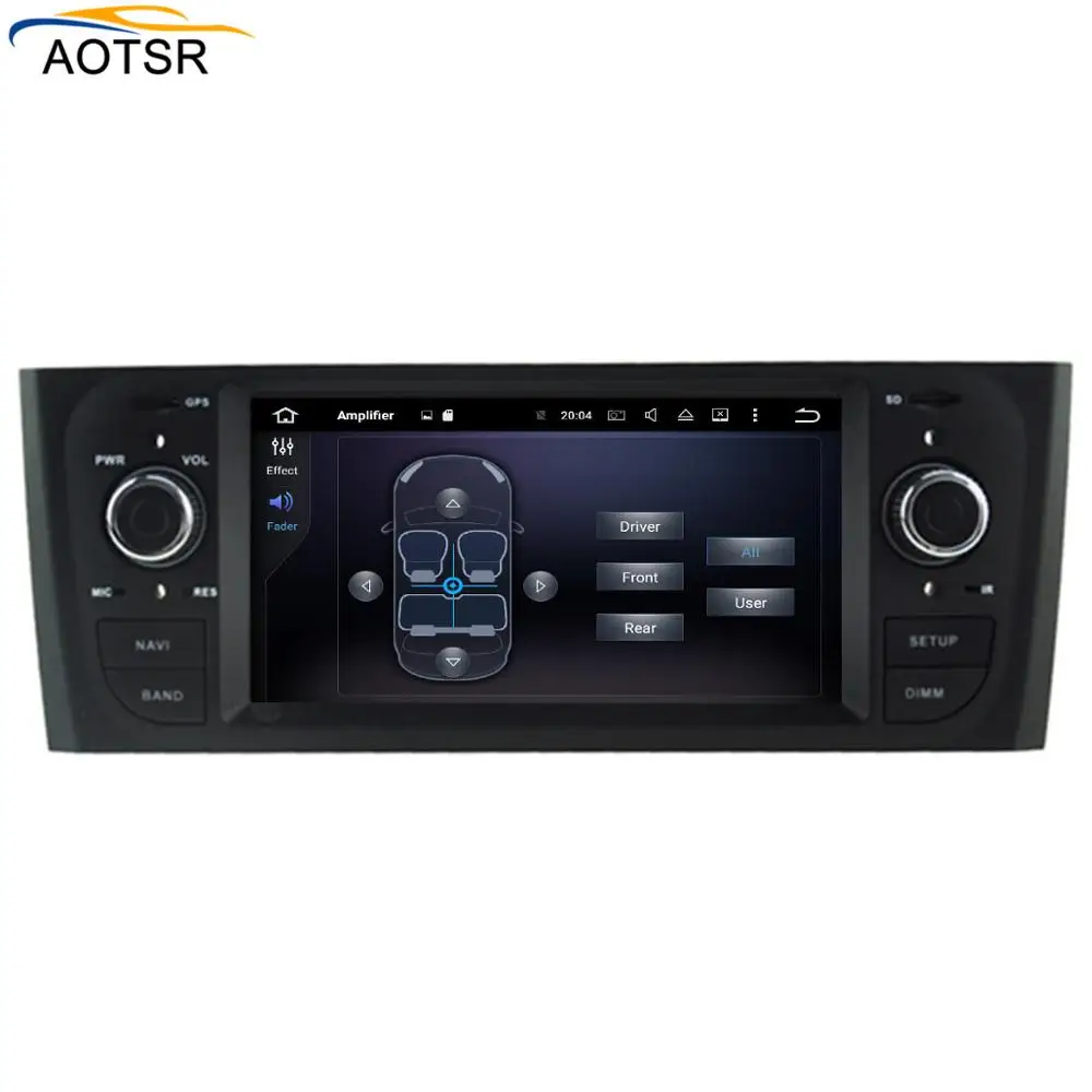 Ips Android 9 0 Автомобильный мультимедийный dvd плеер головное устройство для FIAT old Punto