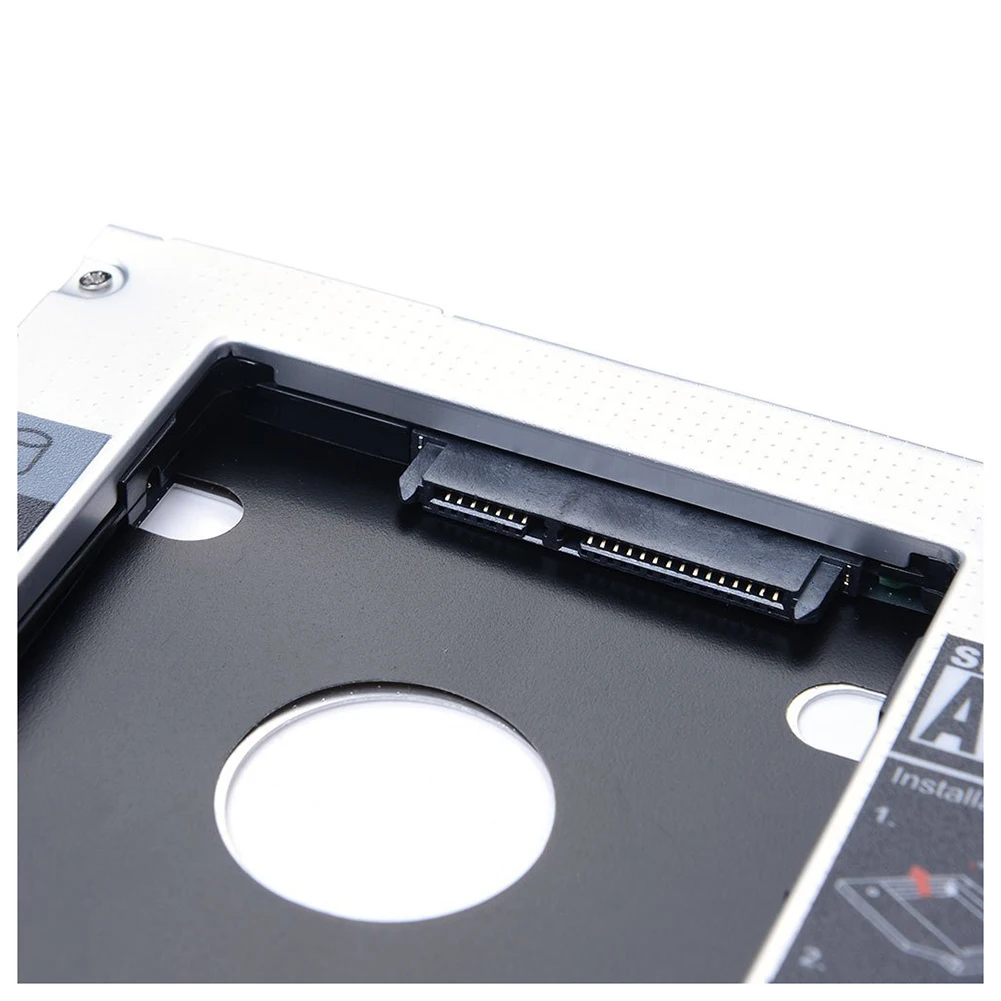 Универсальный SATA 2nd HDD HD SSD корпус жесткий диск Caddy чехол лоток, для 9,5 мм ноутбука CD/DVD-ROM Оптический отсек для привода(для