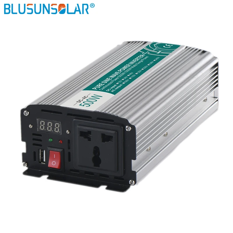 Чистая Синусоидальная волна инвертор 1500 Вт DC12v/24 В чистый вход к переменному току