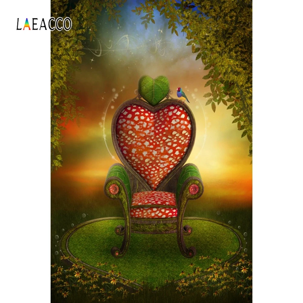 Laeacco Dreamy Jungle Rest Region Mark стул ПОРТРЕТНАЯ ФОТОГРАФИЯ фон Индивидуальные