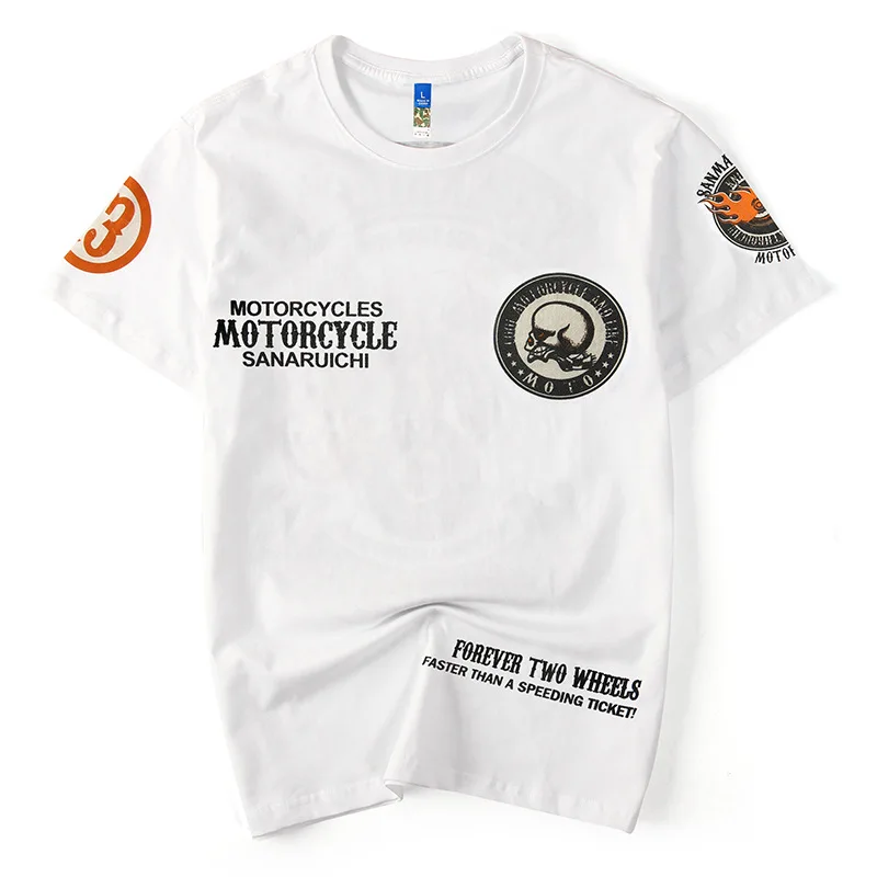 ALVZAR New Mens Male Cotton Casual Summer Streetwear print Skulls T Shirt Tshirts T-shirts Tops tees Clothes Coustume Apparel | Мужская