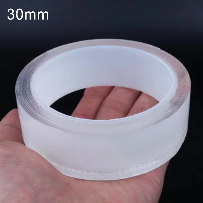 30mm Автомобильная дверная наклейка s многофункциональная защитная полоса пленка нано-лента автомобильный бампер наклейка с защитой от царапин на порог полная наклейка для кузова автомобиля s - Название цвета: 30mm
