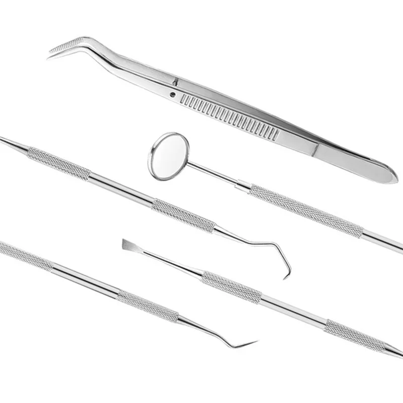 1 Set Dental Mirror Stainless Steel Tool Mouth Kit Instrument Pick Dentist Prepare #291488 | Красота и здоровье