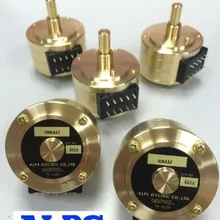 Японский ALPS RK50112A0004 10KA 20KA 50KA 100KA 250KA fever sound двойной переключатель потенциометра 10K 20K 50K 100K 250K