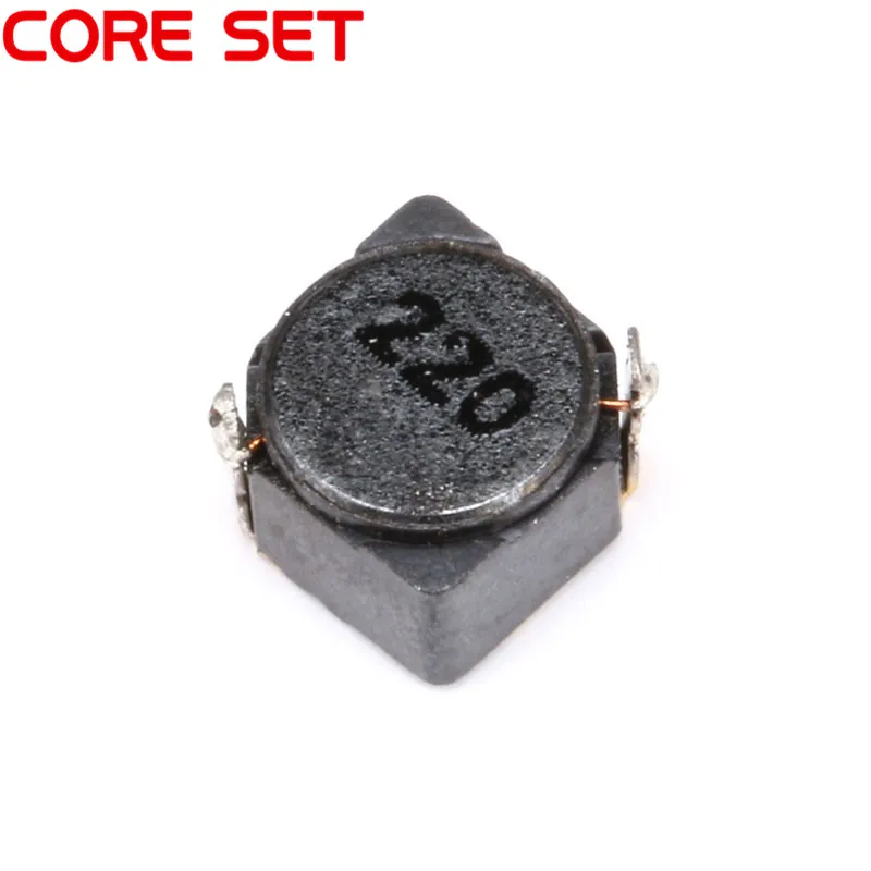 10 шт./лот Силовые индукторы SMD 22UH 4D28 220 экранированный индуктор CDRH4D28 высокое