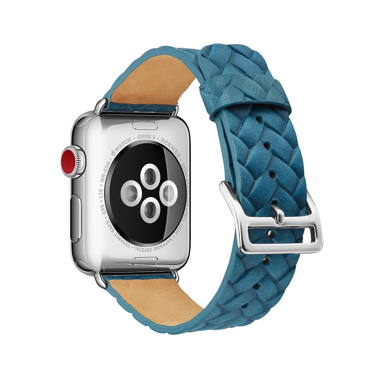 Ремешок для часов из натуральной кожи Apple Watch 38 мм 42 Серия 1 2 3 4 кожаный ремешок iWatch
