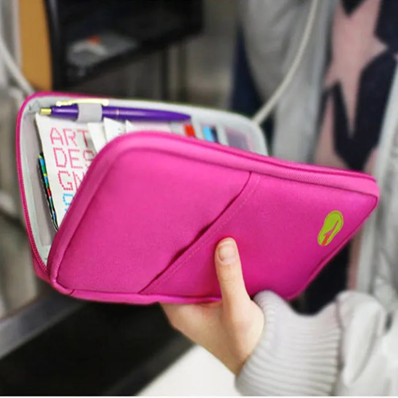 Многофункциональный дорожный Кошелек большая емкость Обложка на паспорт