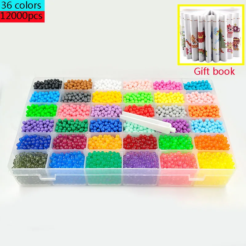 12000 шт. головоломки DIY игрушки Монтессори 5 мм бусины Кольцо пополнения для детей