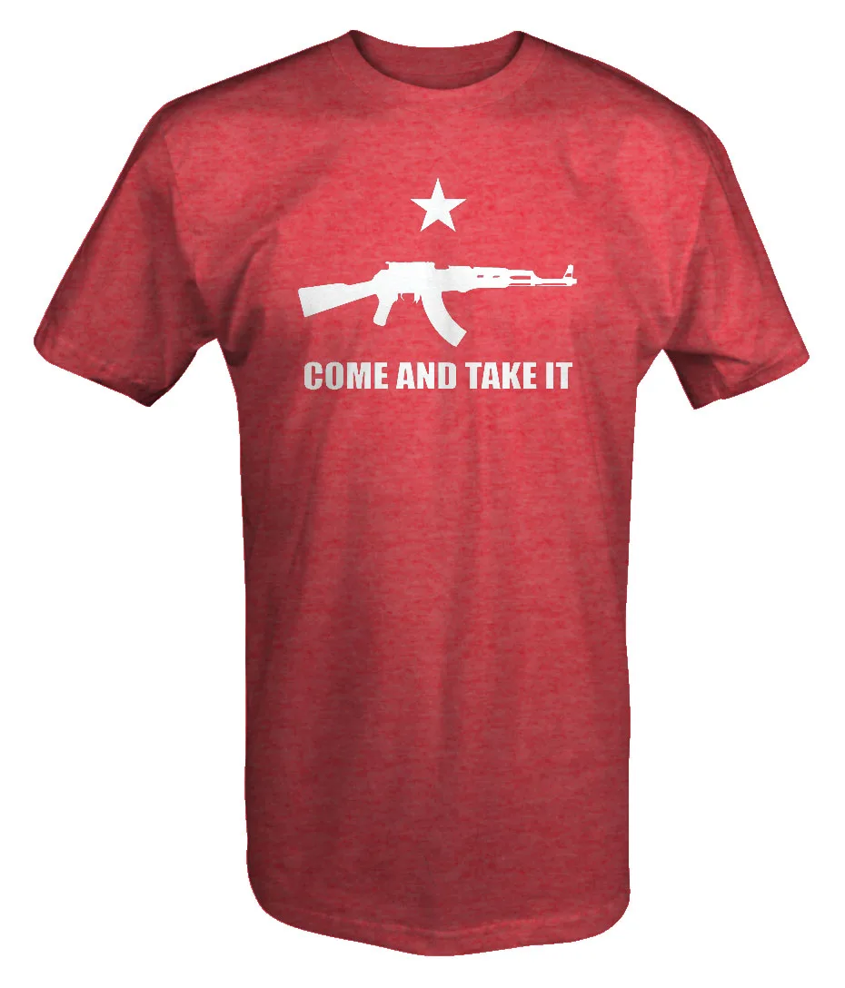 2019 горячая распродажа 100 и хлопковая футболка с надписью Come and Take It Molon Labe Star AK47