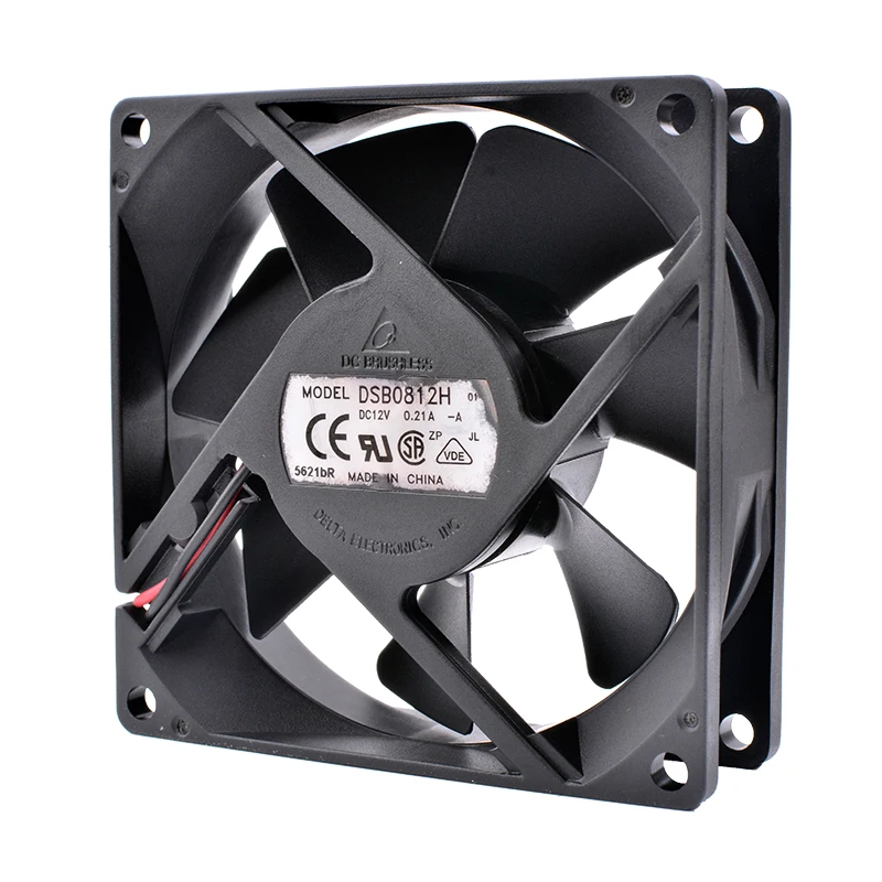 Революция в системах охлаждения DSB0812H 8cm 8025 80mm вентилятор 12V 0.21A объем воздуха и